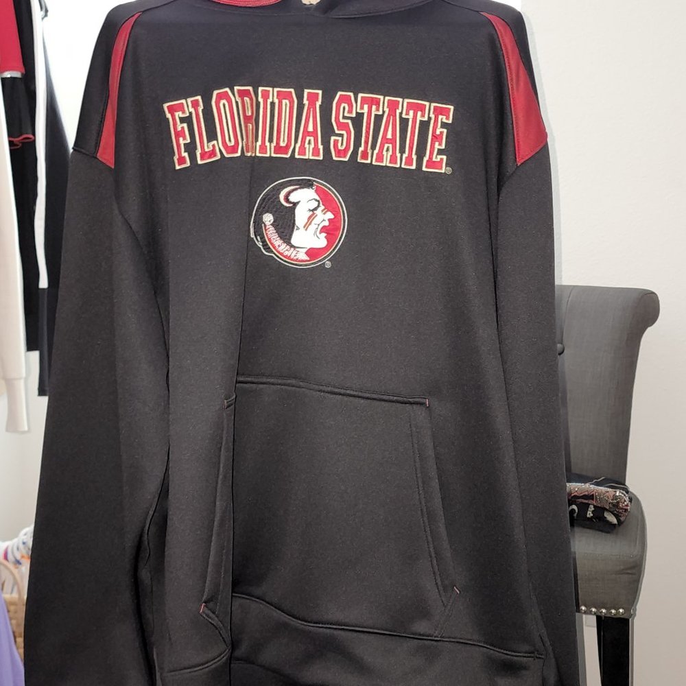 Campus Drive Florida State hoodie pullover sweatshirt - black, garnet, gold - XL
